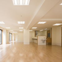 地域交流スペースです。 1階 地域交流スペース