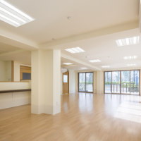 地域交流スペースです。 1階 地域交流スペース