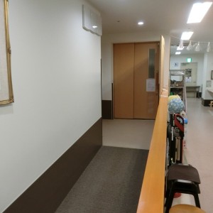 浴室の入り口(スロープ)